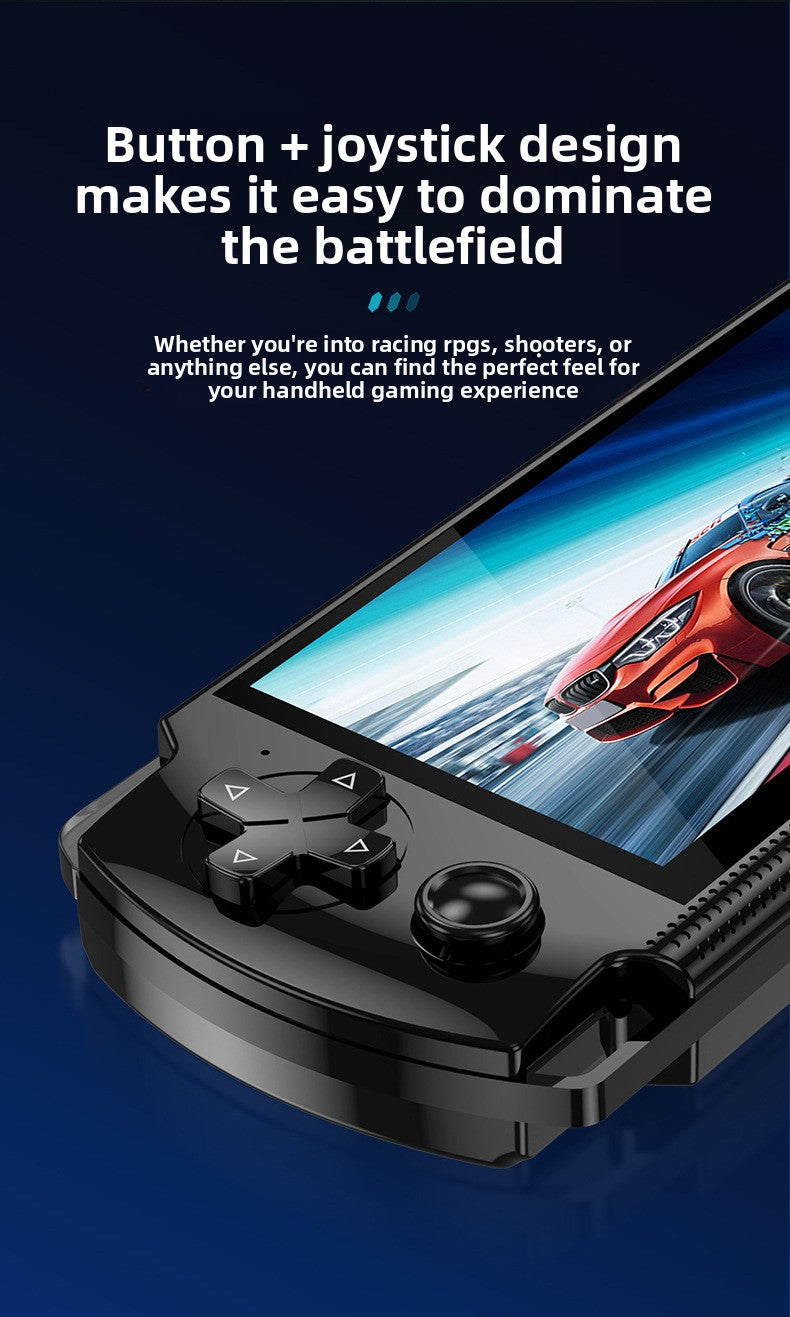 4.5" inch X6 IPS HD psp 1200mAh Type C rechargable 2.4G Support wireless gamepad games Handheld Game Player console GBA  NES