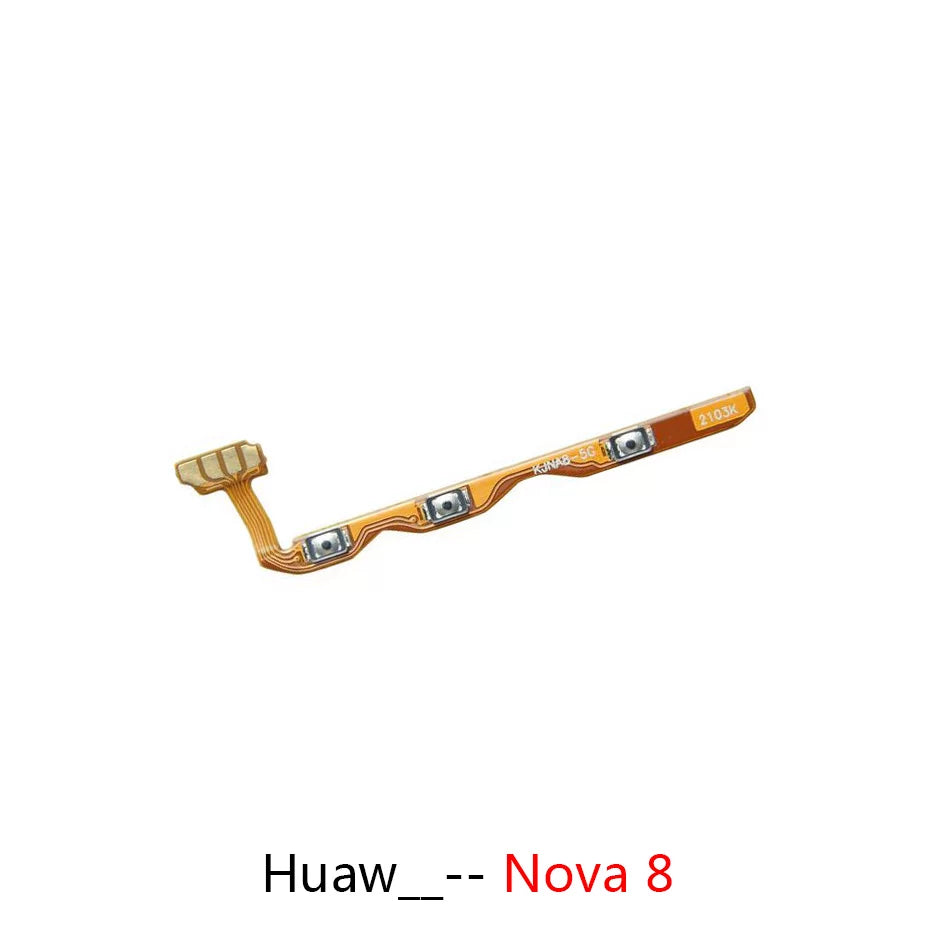 Suitable for Huawei Nova 5i 5Pro 5T 7i 7Pro 7SE 8i 9Pro 9SE Power cable Switch on volume cable of ribbon flex