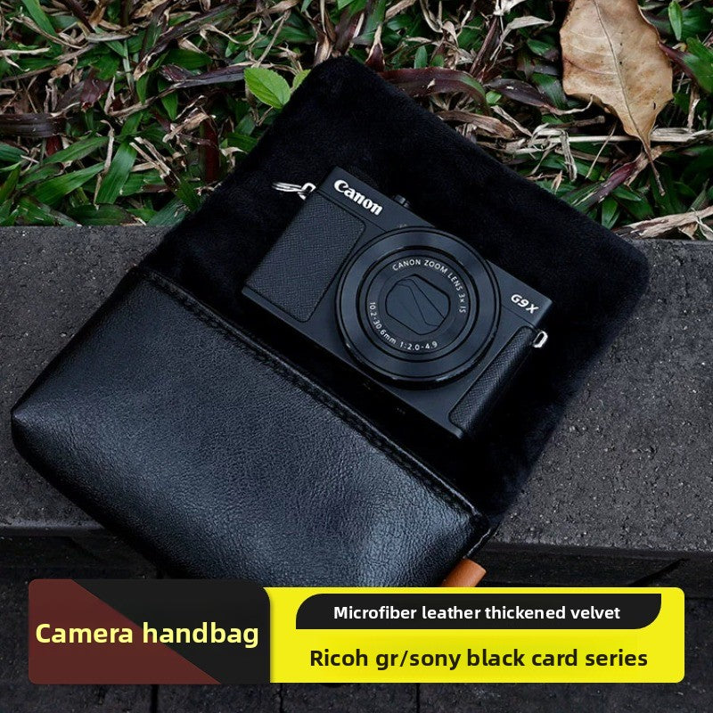 Lightweight Camera Bag Suitable for Canon Ricoh GR4 gr3 Sony Black Card RX100 Series Panasonic Digital Handbag Digital camera accessories