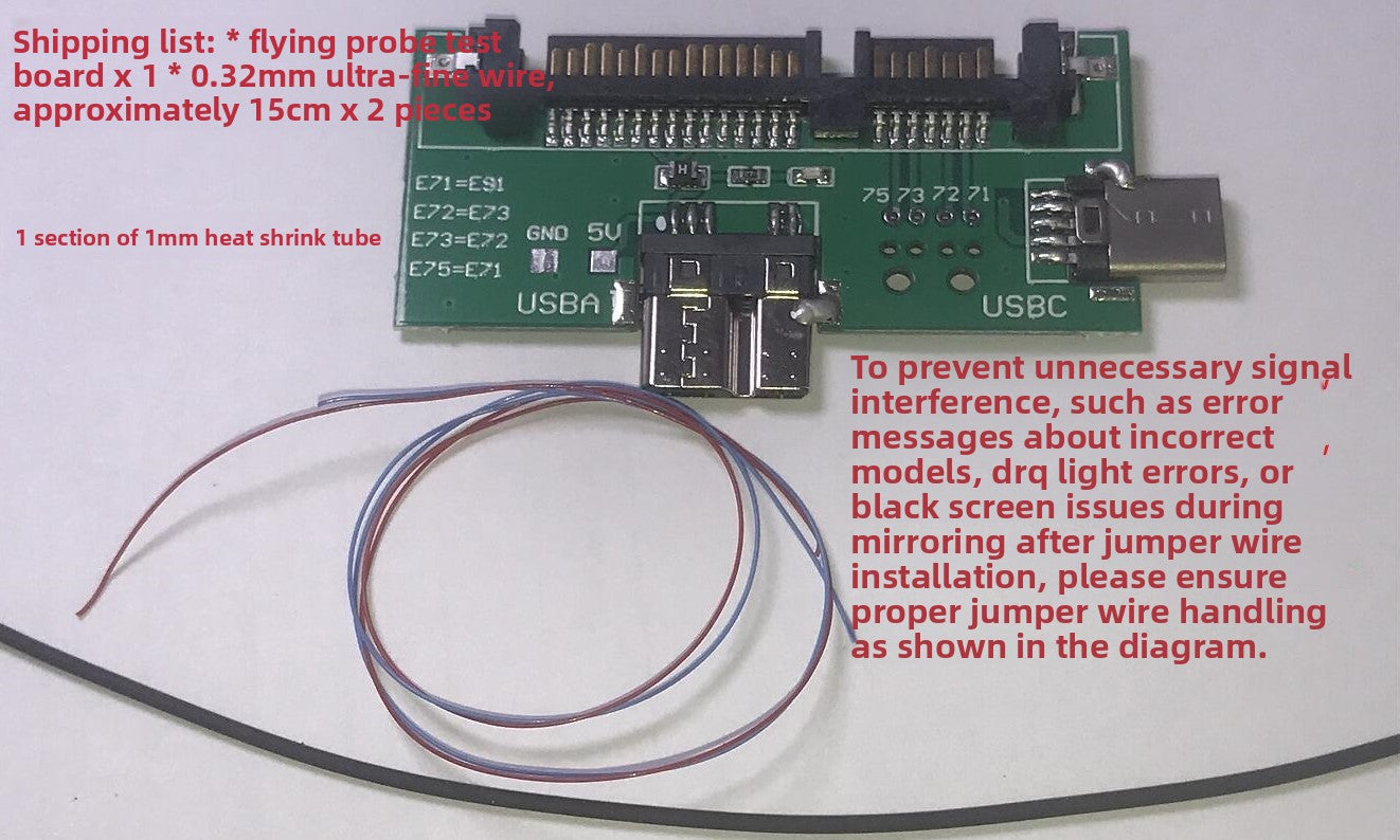 SATA fly wire board for PC3000 81035 800067 810067 MRT DFL Repair Tools