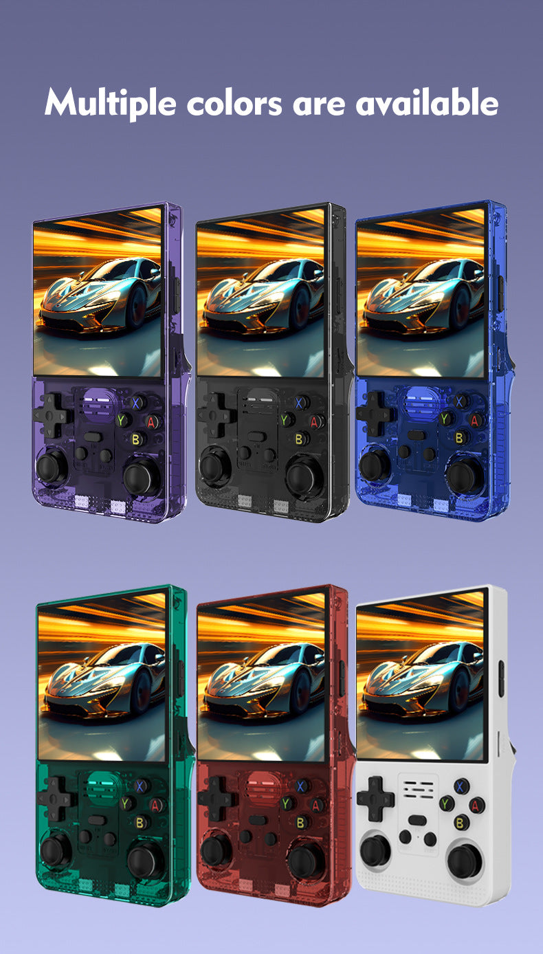 4" inch R39MAX IPS HD 64G 128G Linux Dual 3D joysticks RGB 3500mAh OTG rechargable games Handheld Game Player console