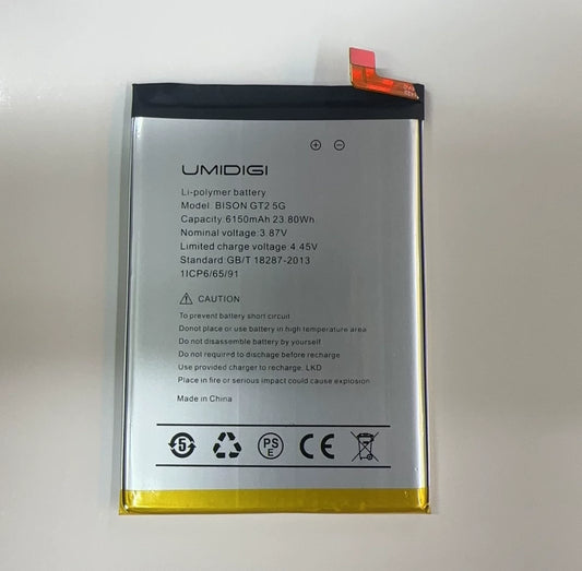 For Umidigi Bison GT2 5G battery, new large capacity 6150mAh charging pad Other Brand Phone repair parts