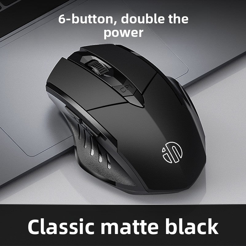 PM6 wireless bluetooth three-mode mouse F1S charging silent business office game computer