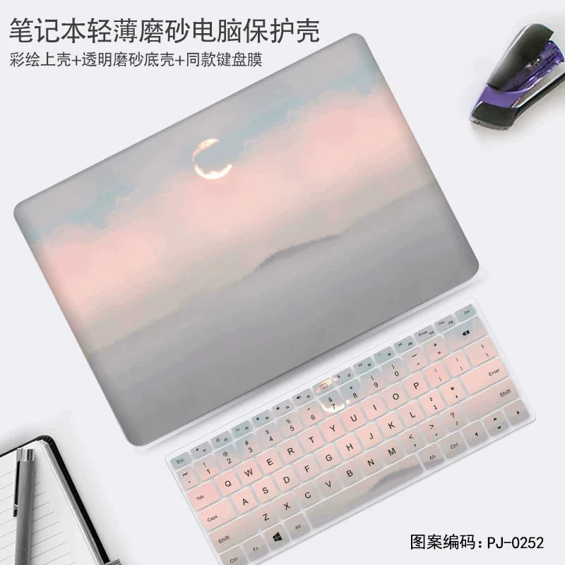 Oil painting wind protective case for Huawei 11 "12" 13 "14" 15 "16" matebook 14 MateBook XPro 16S 13S MateBook D14/SE Honor MagicBook X 15 16 protective case, notebook case film Laptop accessories