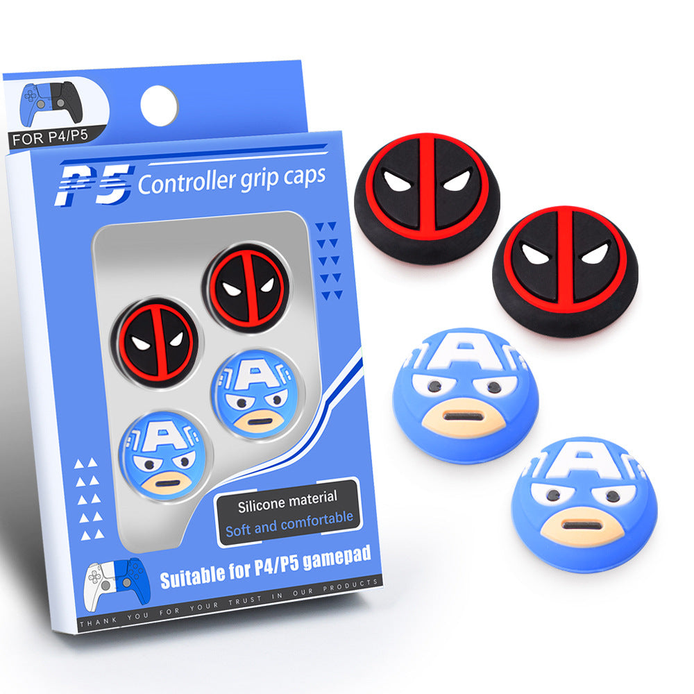 PS5 joystick cap PS4 gamepad button cap for XBOXONE handle silicone cap joystick case