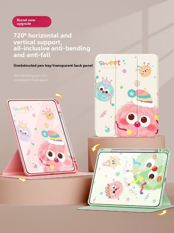 QBOSS For Huawei matepad115s protective case 2024 new air flat case 10.4 inch matepadSE with pen slot 2023 For Honor 11.5s anti-drop x8pro briquettes Tablet Accessories