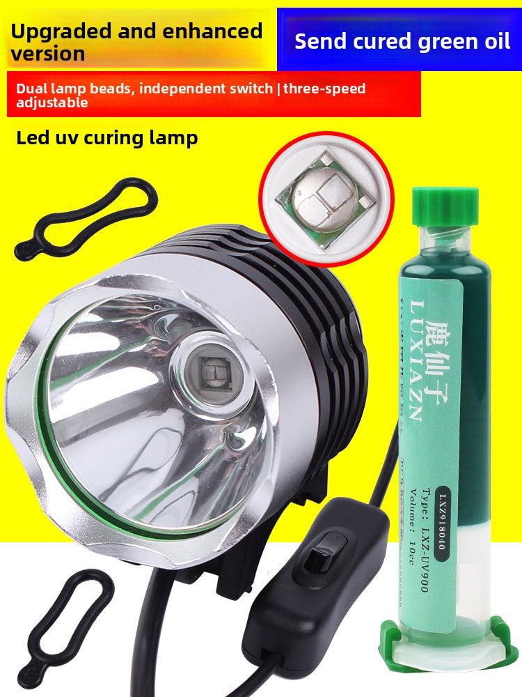 UV curing black oil for solder mask curing green oil solder mask blue oil black oil repair pcb circuit board insulating paint UV lamp Laptop Mobile Phone Repair tools