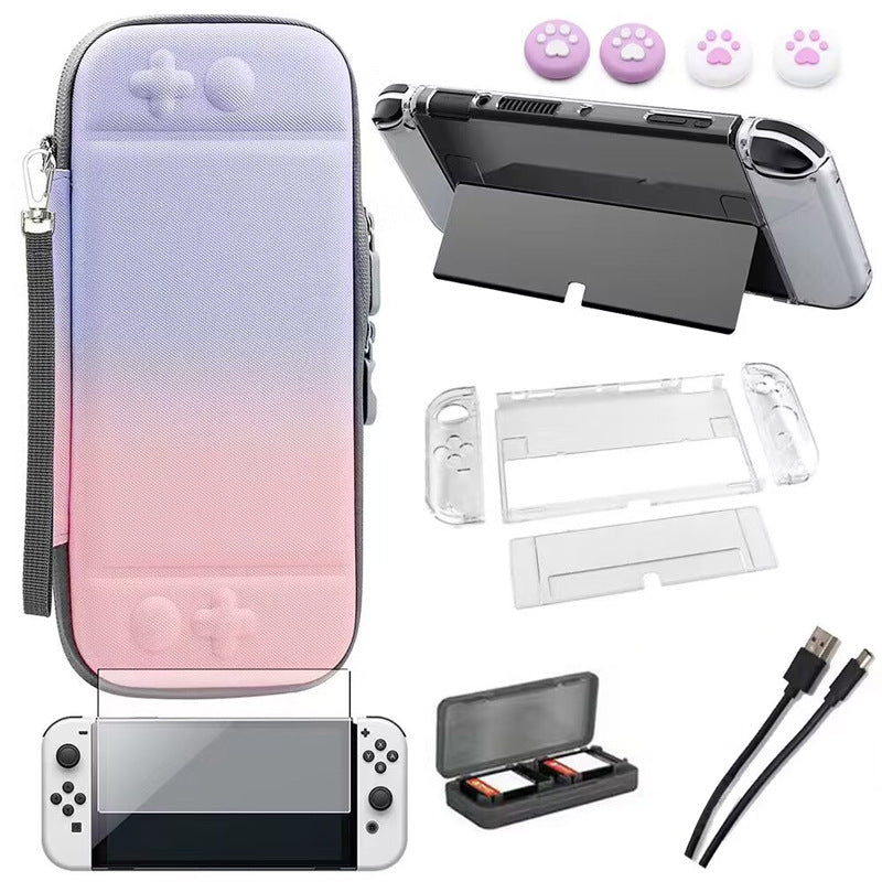Suitable for Nintendo switch storage bag set switch OLED seat charger steering wheel game merchandise