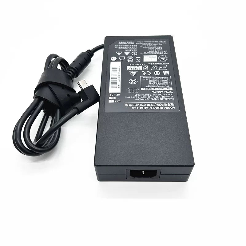 Genuine New ADP-400CB B 400W 20V 20A Razer 3-pin tip AC Adapter Charger for Razer Blade 18 (2025) RC30-0529 RZ09-0529 Power supply Razer laptop repair parts