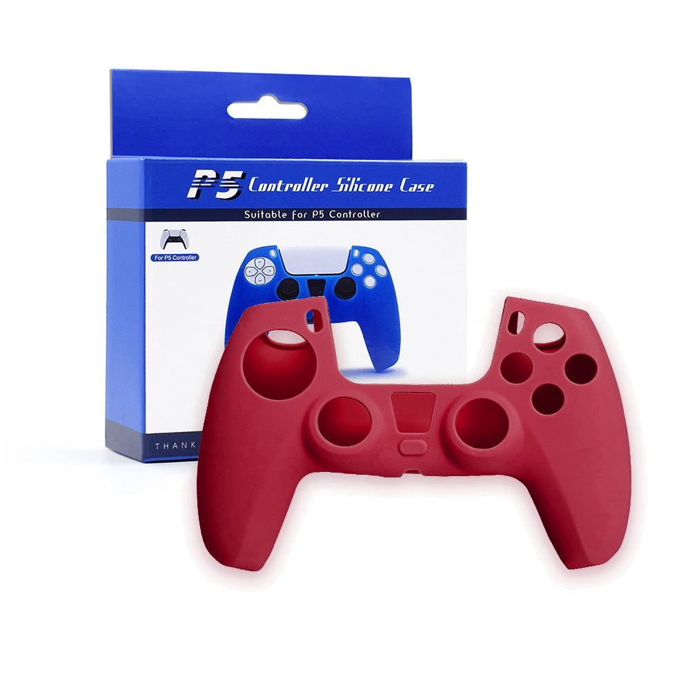 PS5 handle silicone cover, spray feel oil PS5 handle protective cover, protective case PS5 peripheral accessories