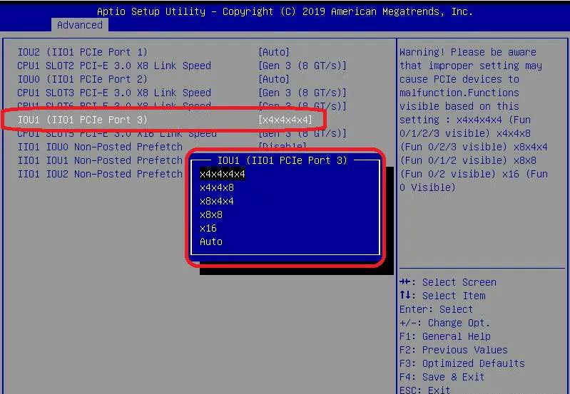 PCIEe x8 to 2 port EDSFF E1.S SSD RAID array expansion adapter card main board PCIE split card Repair Tools