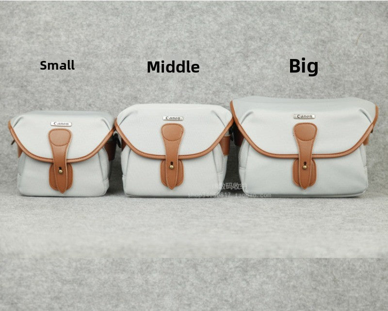 Canon R50 R100 R10 M50II M6II R8200DII retro messenger bag digital storage camera bag PT316-51 Digital camera accessories