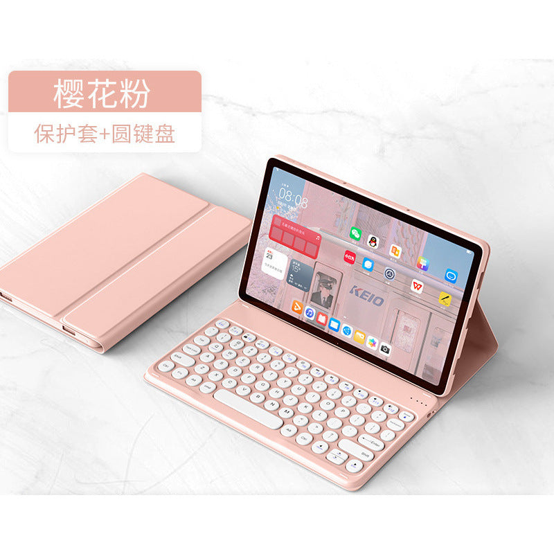 For Redmi Pad SE 11 2023 Bluetooth Keyboard Leather Case Redmi 10.6 Round Cap Xiaomi 6Pro 11 "protective Accessories