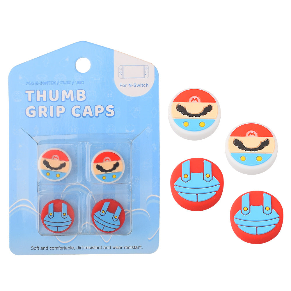 Suitable for Nintendo Switch joystick cap switch joycon key cap 3D joystick protective cap silicone cap