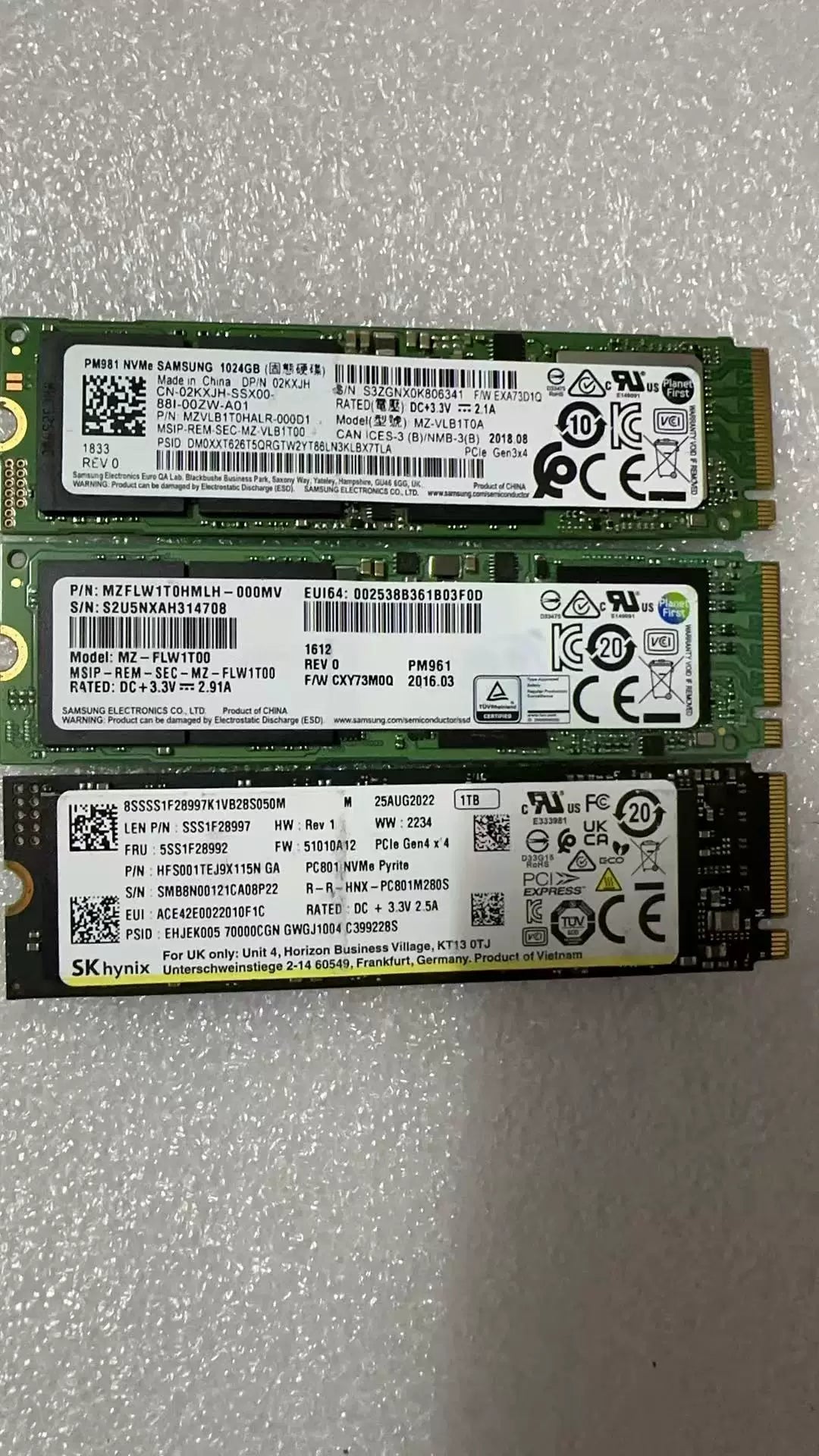 M.2 Solid State SSD NVME Protocol NGFF 64G 128G 256G 512G 1TB Notebook Desktop Laptop computer PC SSD Solid State Drive