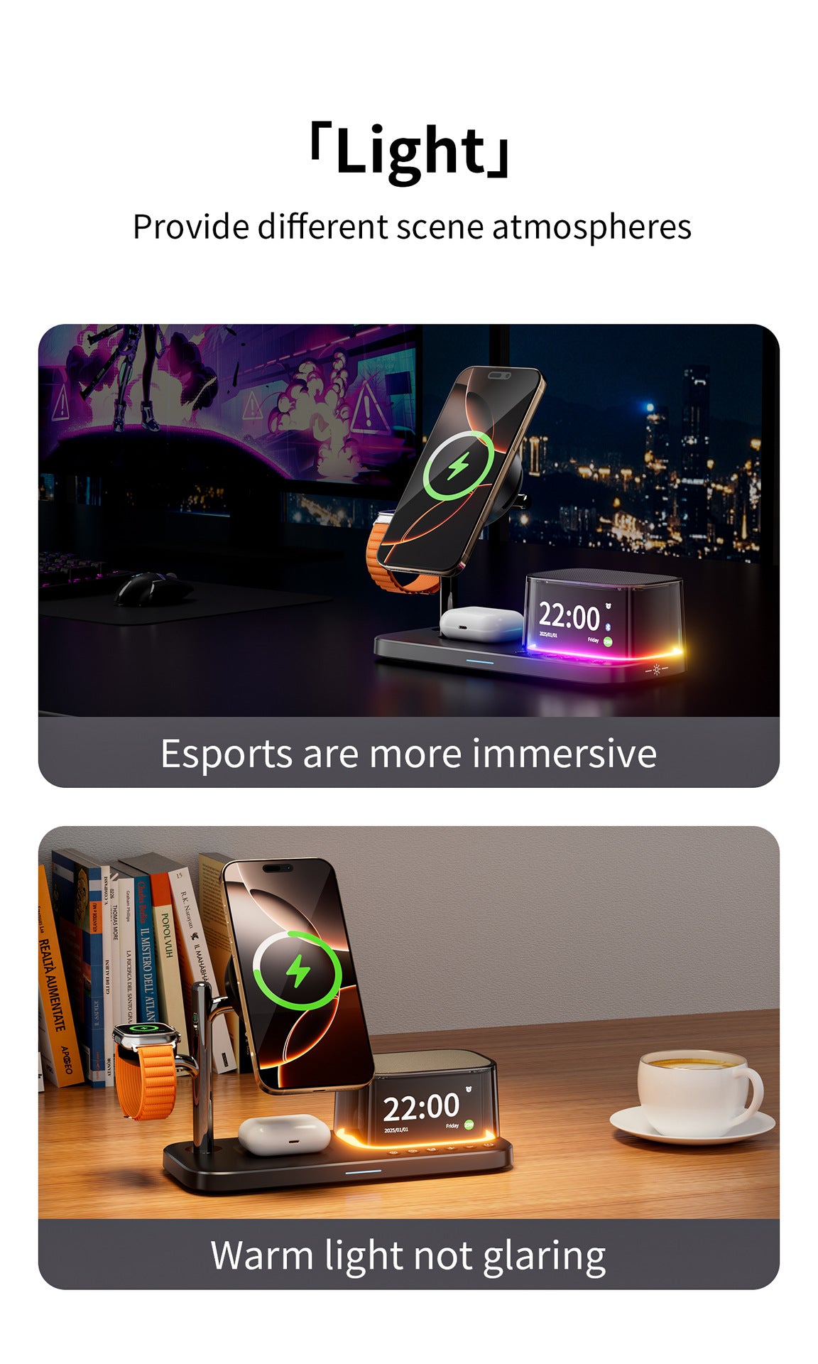 qi2.2 25w wireless charger semiconductor refrigeration wireless charging 3-in-1 bluetooth speaker wireless charging