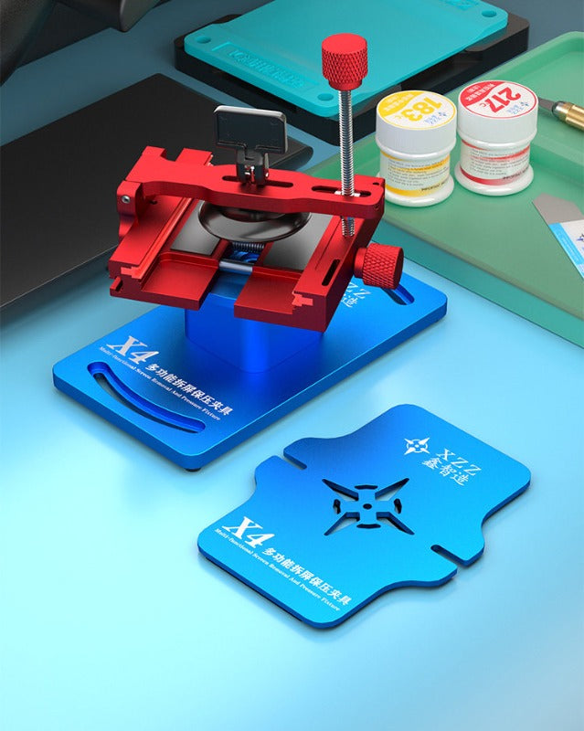 X4 multifunctional mobile phone repair, screen removal, pressure maintenance, fixture, screen removal, side hanging pressure maintenance, glass back cover removal artifact repair tool
