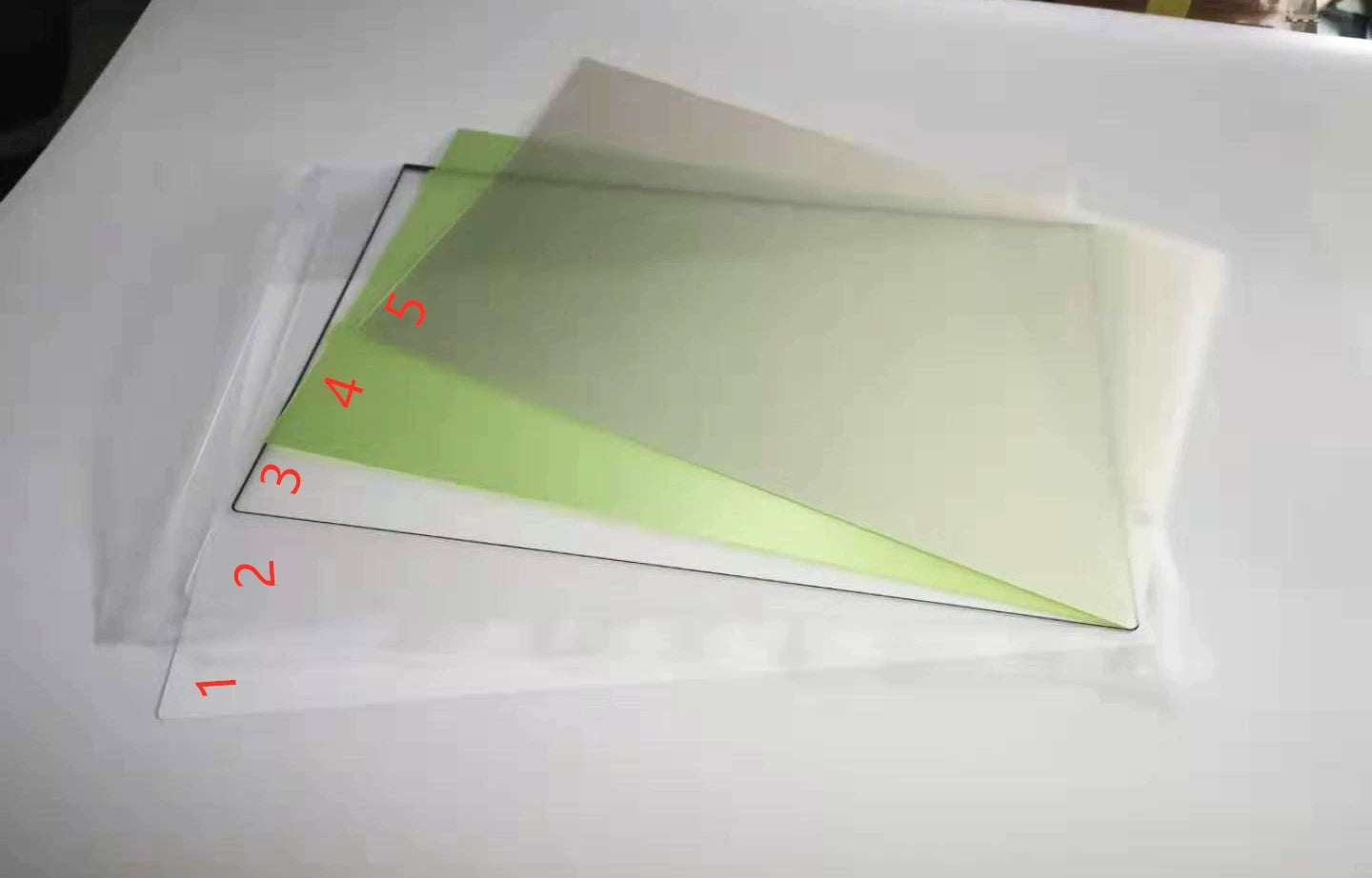 Macbook A1706 A1708 A1989 A1932 A2159 A2338 A2337   backlight paper set