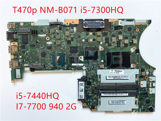 (Shipping fee not include)  motherboard system board T470P NM-B071 I5-7440HQ  I7-7820HQ