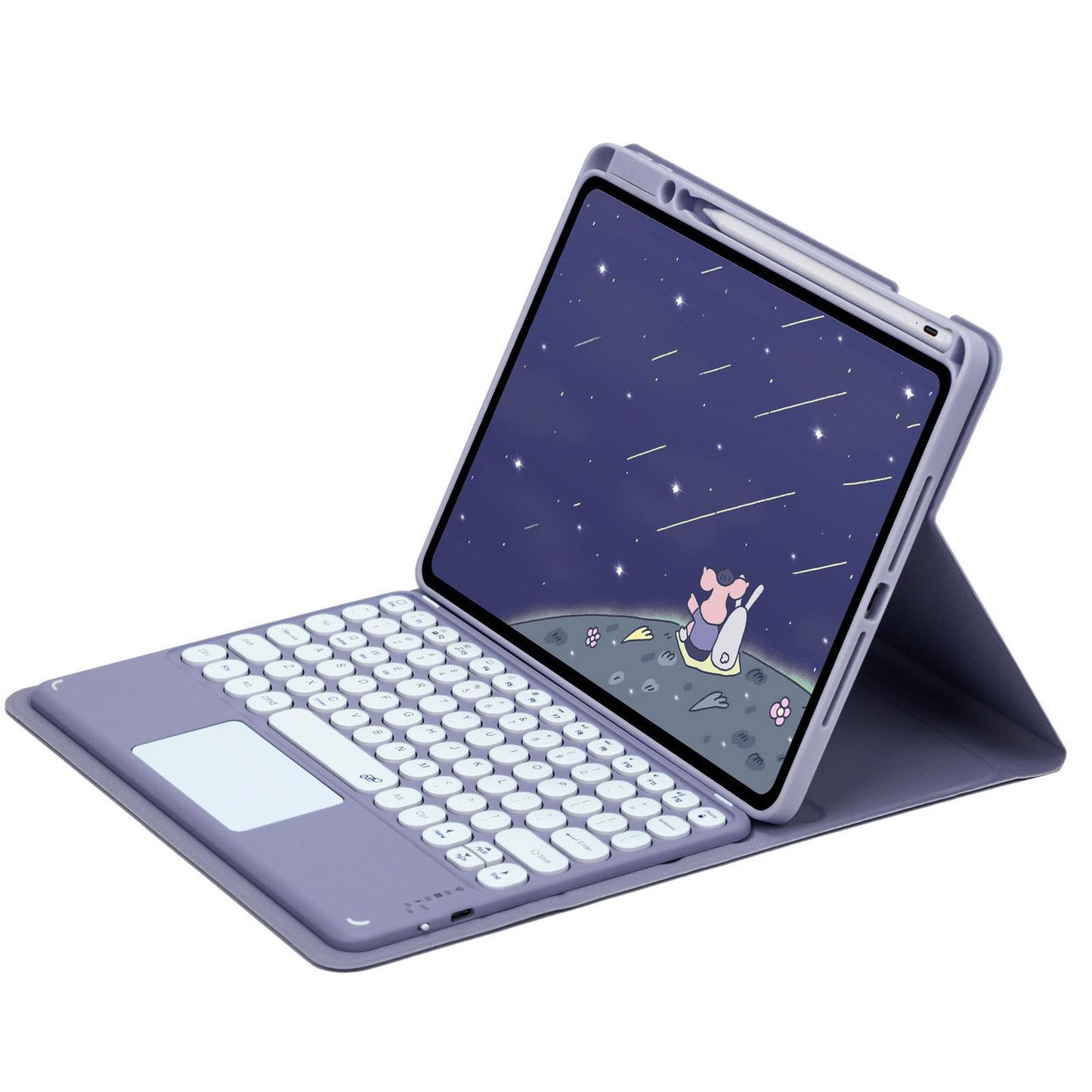 Applicable iPad10th generation rotating protective case 9th generation 10.2 touch Bluetooth keyboard Air4 magnetic suction 5 leather case 10.9 inch protective Accessories