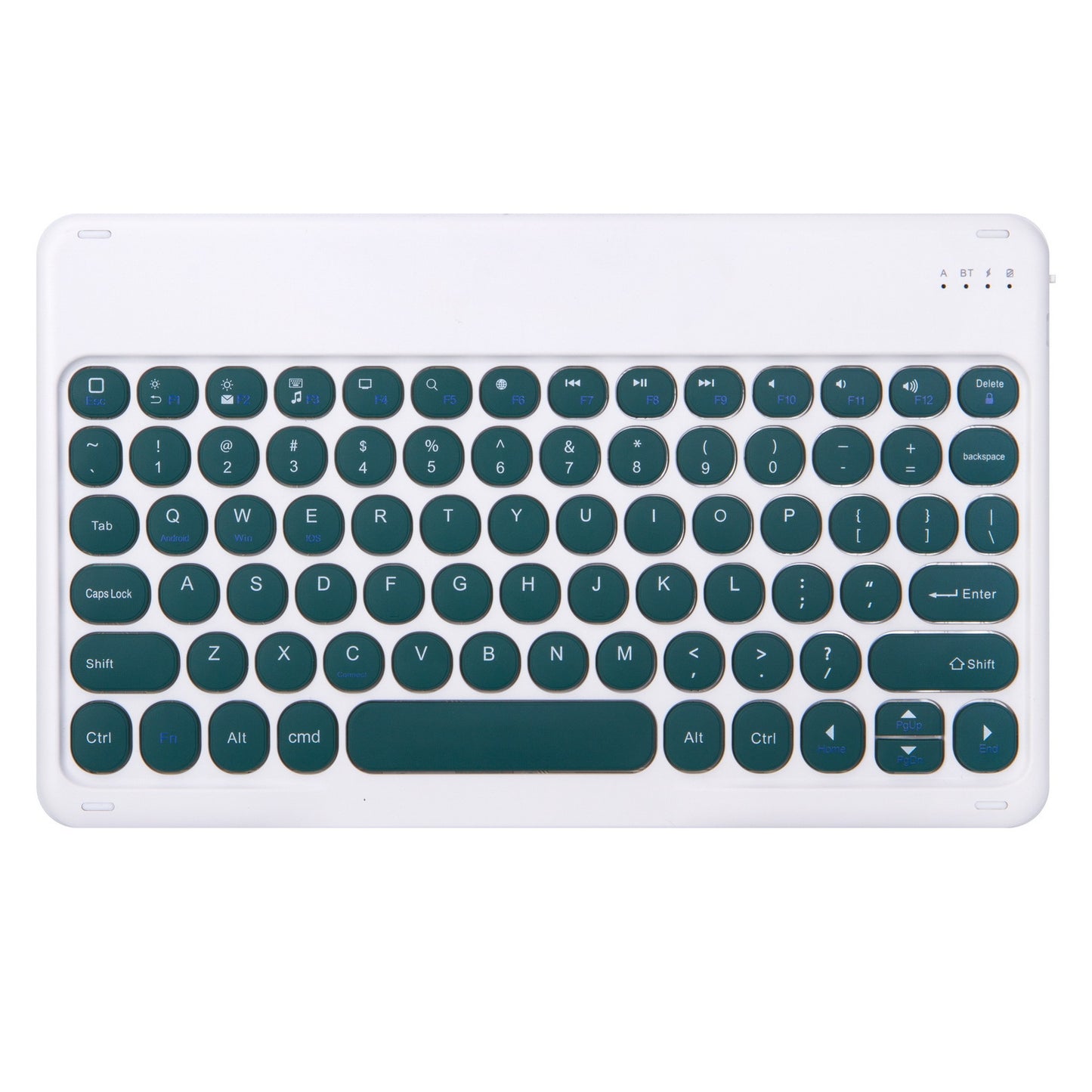 For iPad Samsung Huawei Xiaomi Lenovo Google TCL Tablet Wireless Bluetooth Keyboard 10 Inch Round Cap protective Accessories