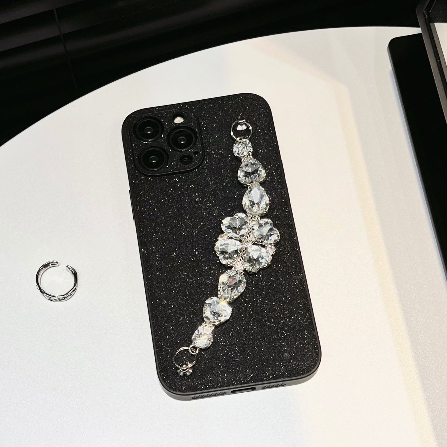 Accessories (Shipping fee not included) Full sky star sparkling diamond chain Suitable for Huawei mate50 mobile phone case p60/50 women's nova10 Honor 70 tide