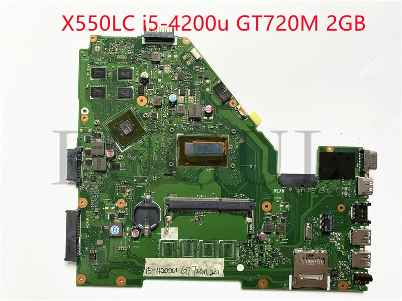 (Shipping fee not include)ASUS 华硕 motherboard system board X550LC  I5-4200 720M  2GB