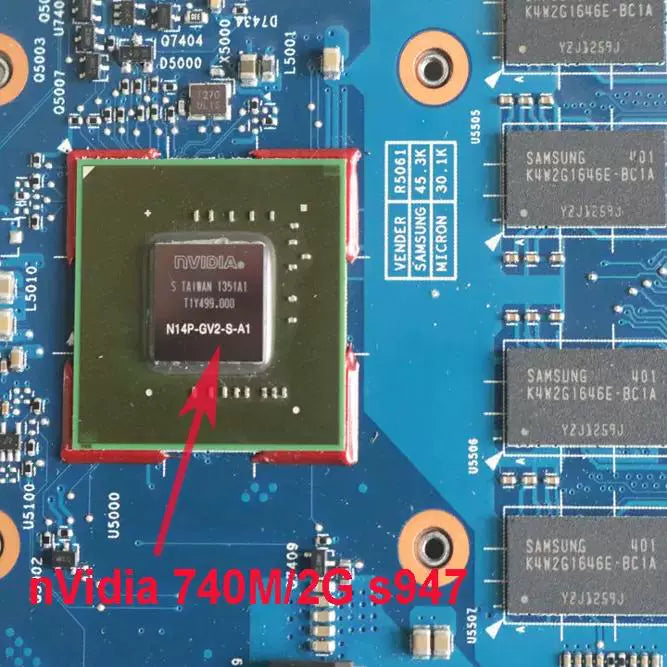 HP 720266-501 720266-001 Integrated main board 17-J GT74