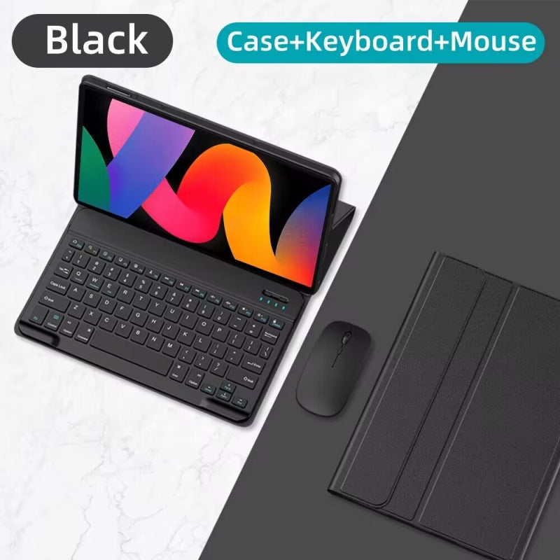 Suitable for 2024 Redmi SE 8.7 protective cover Redmi pad SE 8.7 inch Bluetooth luminous keyboard holder protective Accessories