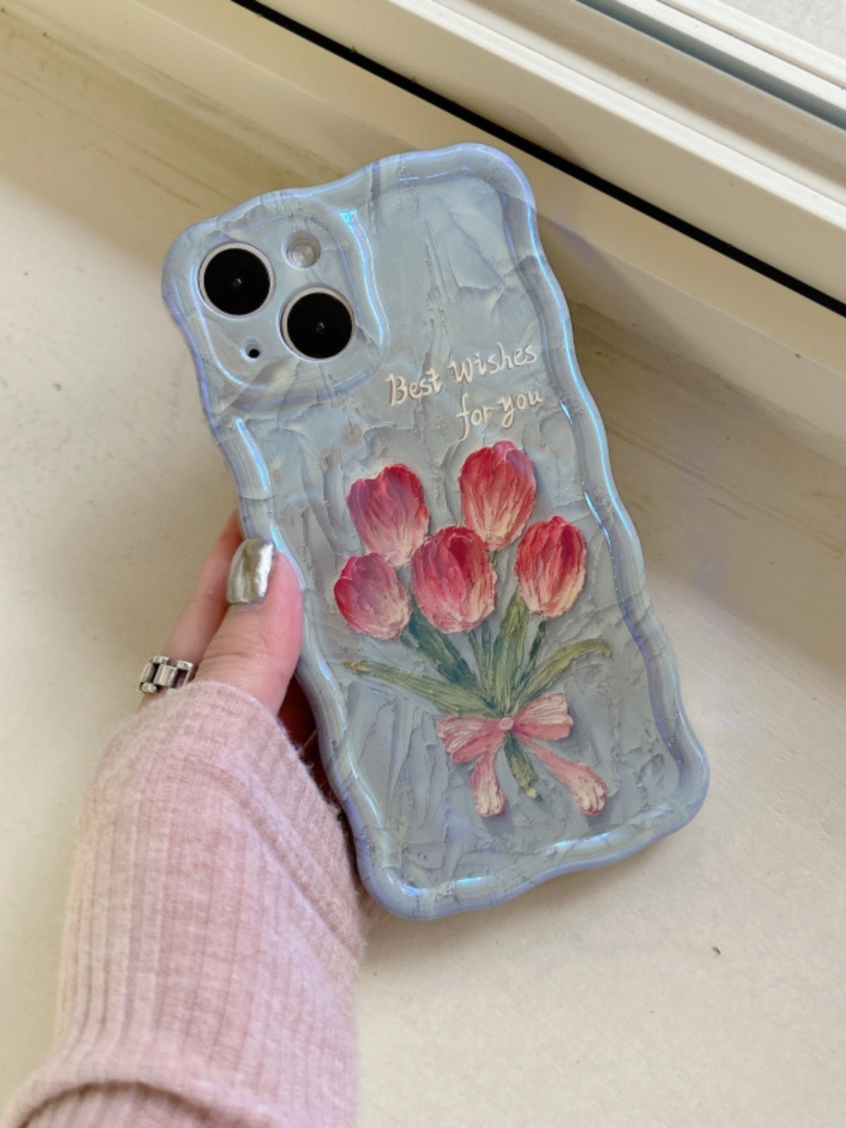 Accessories Super fire oil painting flower suitable for 12 Apple 14Pro mobile phone case iphone13promax new soft case 1