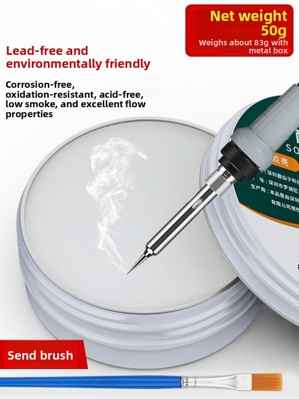 Mobile phone repair welding bga solder flux lead-free halogen-free flux leave-in rosin solder paste solder oil  Laptop Mobile Phone Repair tools