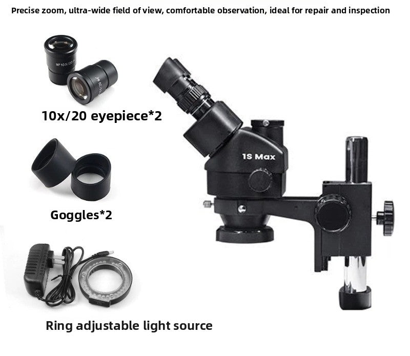 Darth Vader 1SMAX large base 7-45 times trinocular microscope Laptop repair tools