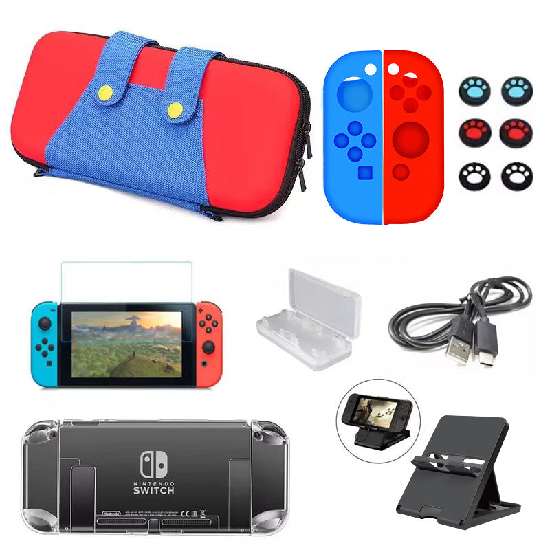 Suitable for Nintendo switch storage bag set switch OLED seat charger steering wheel game merchandise