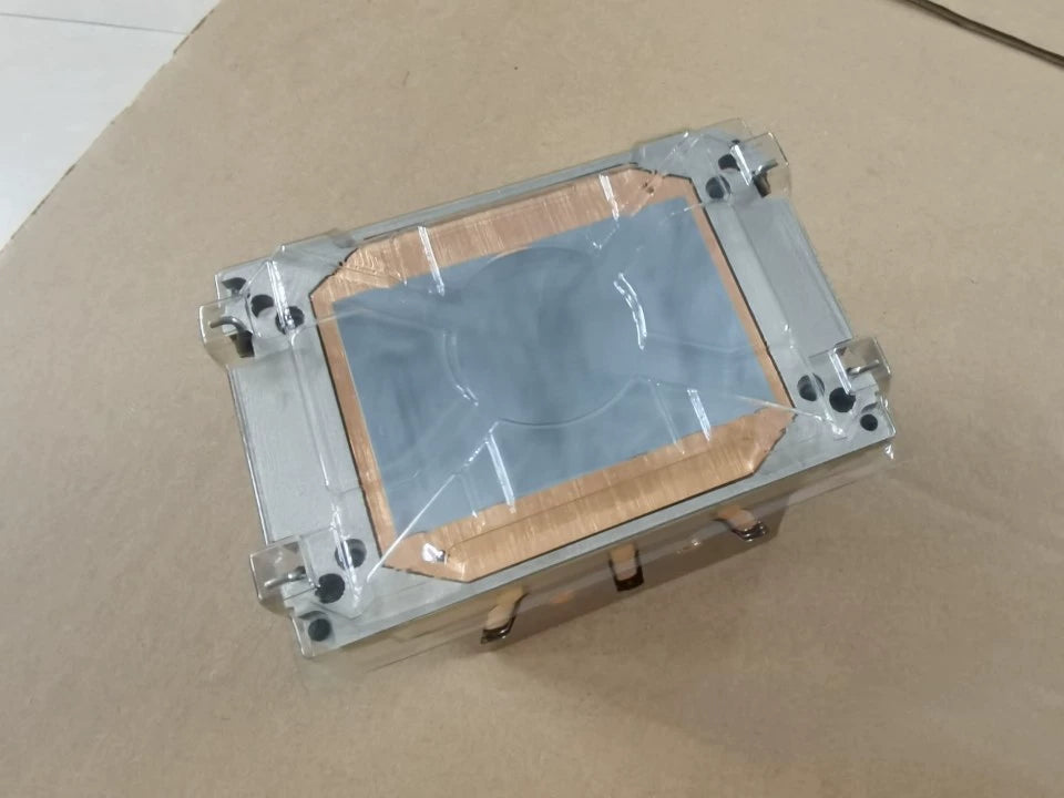 Servicer Zhengjiu intel 4189 pin 2U CPU industrial control server radiator 5 heat pipe passive heat sink N8