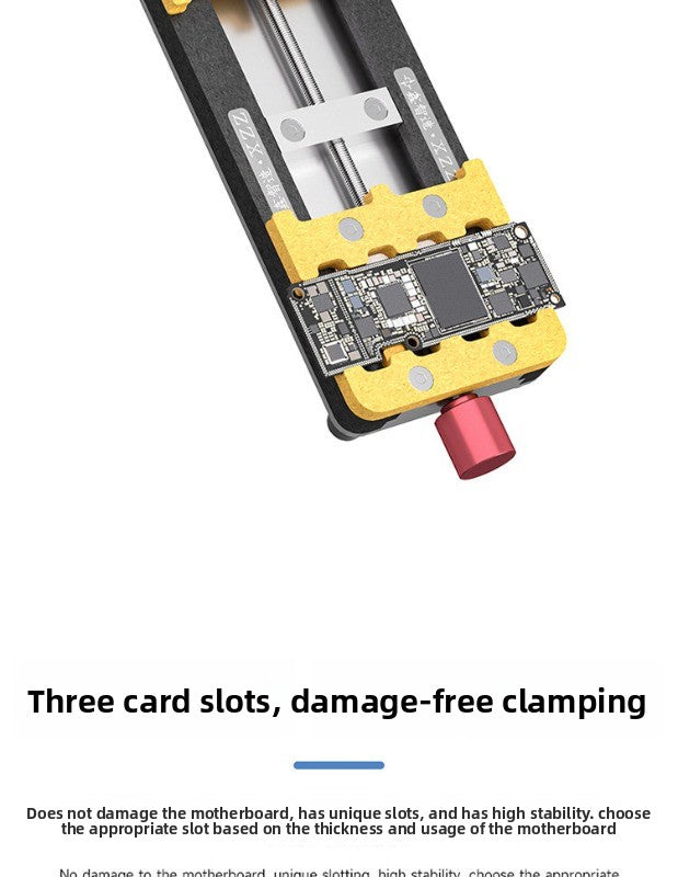 S3 new type, multi-functional maintenance fixture, glue removal, three card slot design, suitable for various types of main board chips repair tool