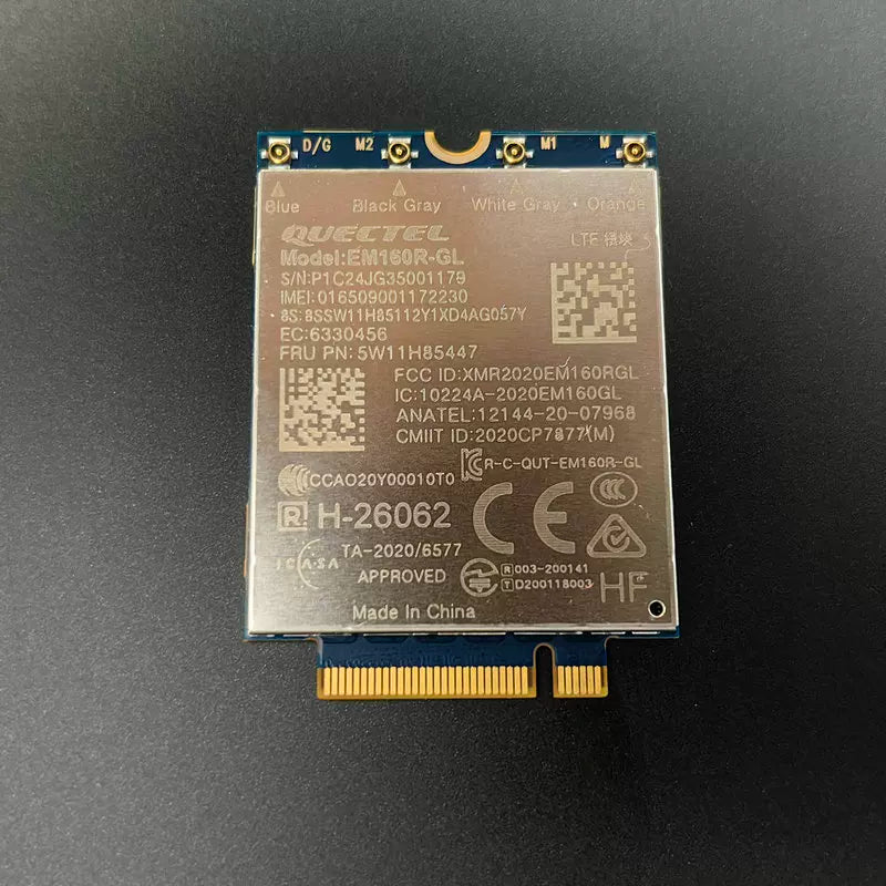 WWAN Card EM160R-GL Laptop Cellular Module for ThinkPad X1 Carbon 12th P16v Gen2 wireless card EM160R-GL 5W11H85447 WWAN X1 Carbon Gen 12 P16v Gen 2 X1 Carbon Gen 13 Lenovo laptop repair parts