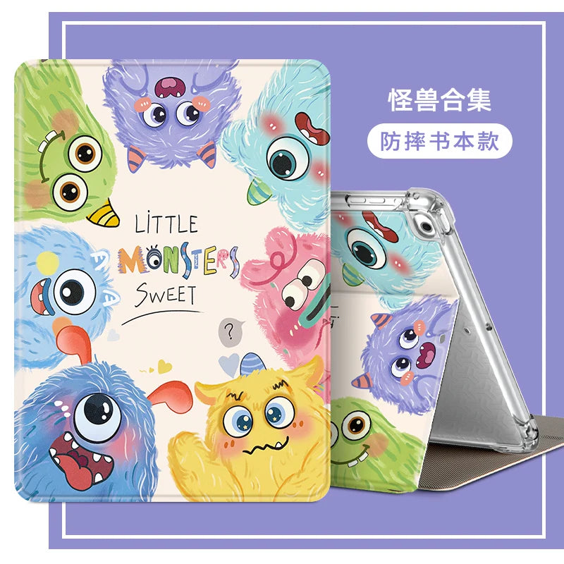 For apple ipad case air2 tablet 2026 new model 2018 silicone mini6/4 case ipad11 8 7 10th 9th generation 2025 anti-drop 2021 inch 9 all-inclusive 5 six Pro11 Tablet Accessories