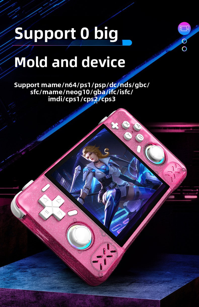 4" inch XF40H IPS HD RGB display WIFI Online match fight Linux Dual 3D joysticks RGB 4000mAh  rechargable supporting 2.4G wireless Gamepad connected games Handheld Game Player console