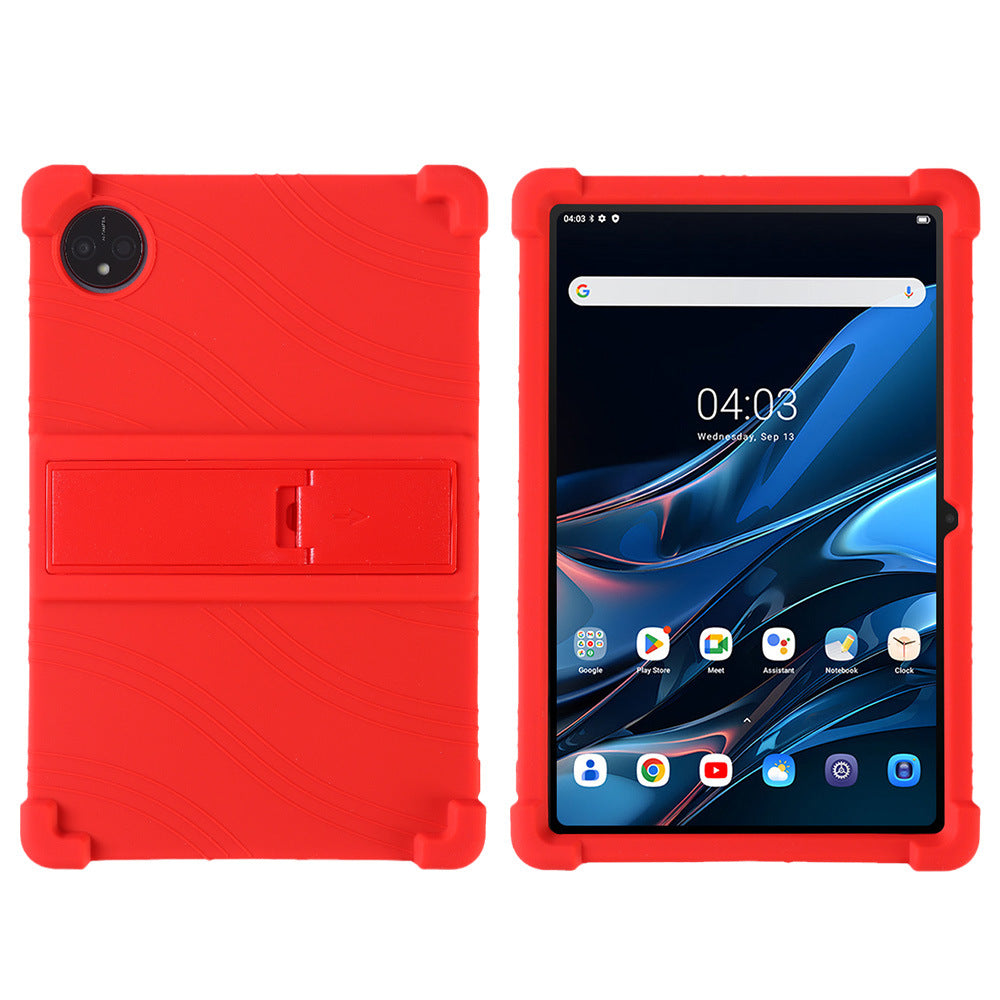 Applicable Blackview Tab 10WIFI Tablet Case 10.1 Inch Anti-drop Silicone Belt Bracket Protecting Case Protecting case