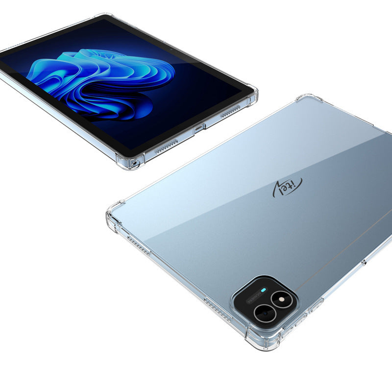Suitable for Transsion itelpad1 tablet protective cover, four-corner airbag anti-drop transparent iTelPadOne protective case Protecting case