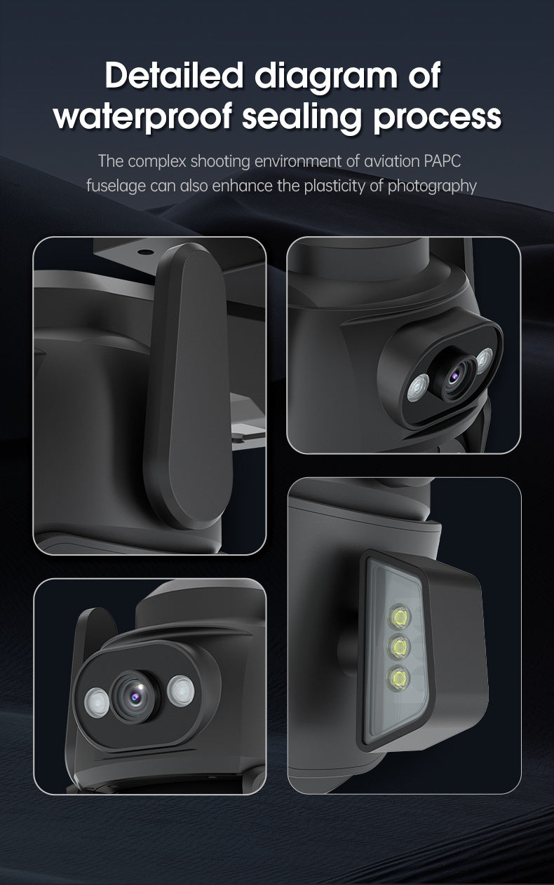 One Camera dual screen surveillance camera mobile phone remote night vision 3D positioning intelligent WiFi home monitor