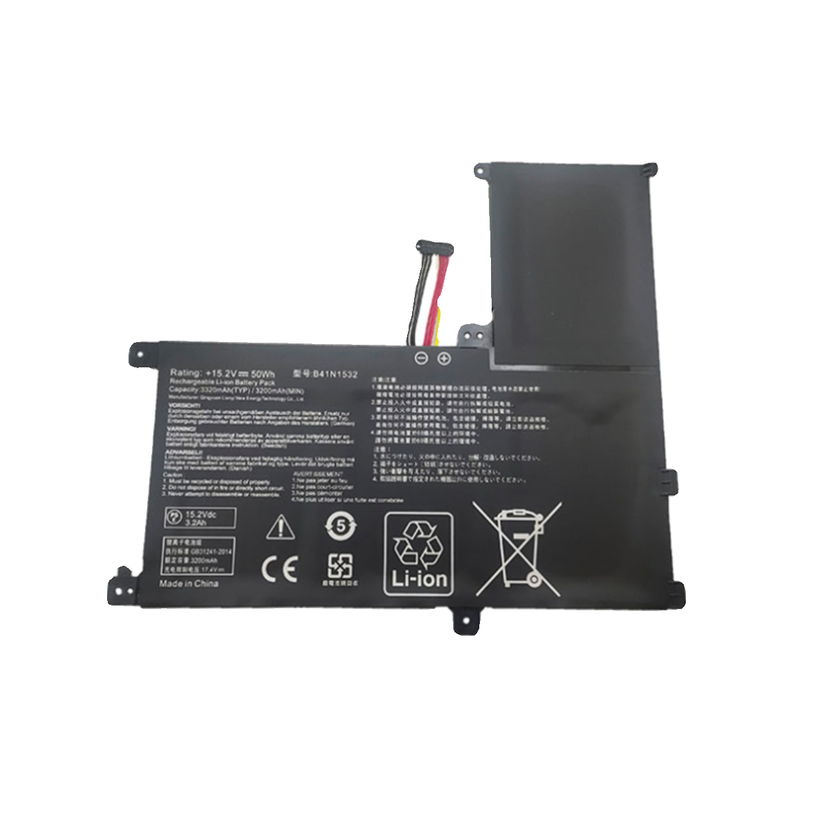 (Shipping fee not include)全新 for ASUS  ASUS B41N1532 UX560 UX560UA Q504UA  repalcement battery