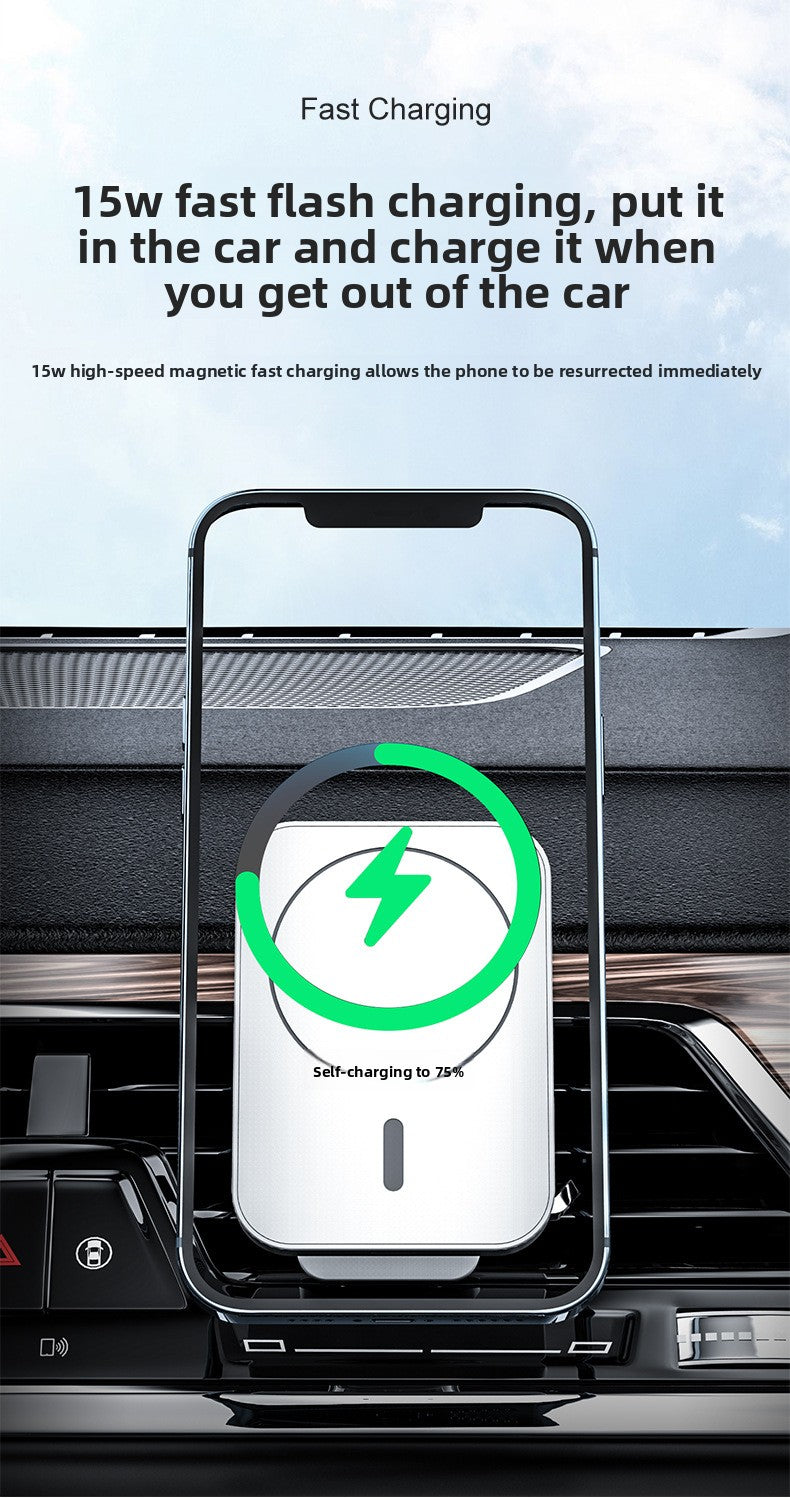 Car magnetic wireless charger 15W magsafe fast charging  for Apple iPhone14 mobile phone charger