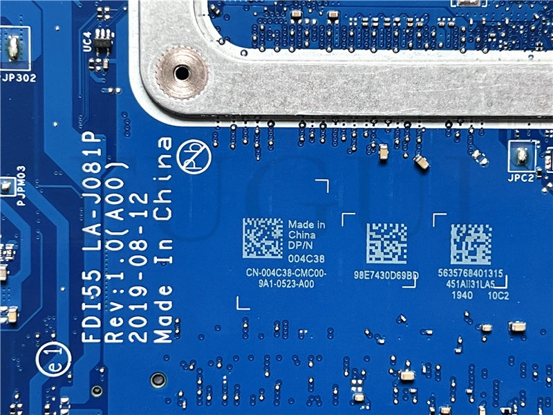 (Shipping fee not include)全新DelL motherboard  system board 3793 5593 CN-004C38 SRG0N  I7-1065G7 LA-J081P