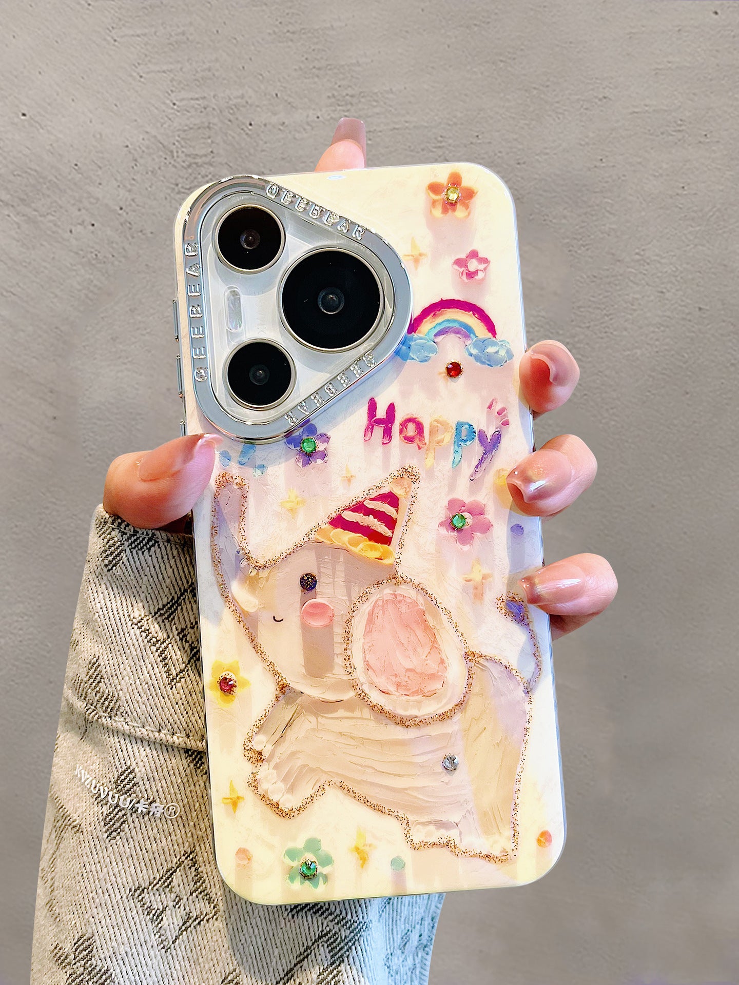 Accessories for Huawei pura70pro mobile phone case pura70 Dumbo giraffe p60pro cute cartoon p70p