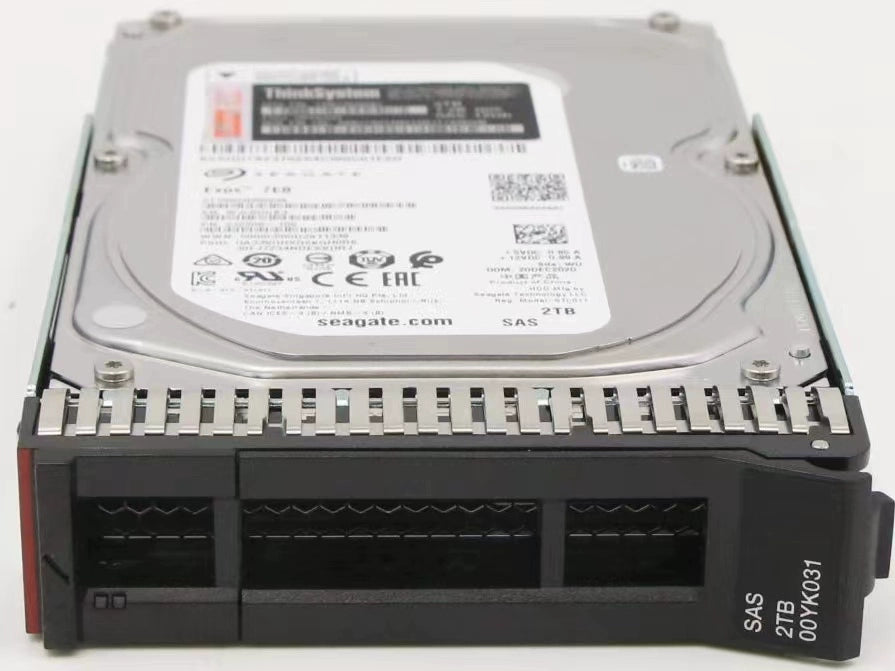 Lenovo 00YK031 SR550 SR650 7XB7A00042 2TB SAS 12Gb 3.5 inch Hard Disk Servicer