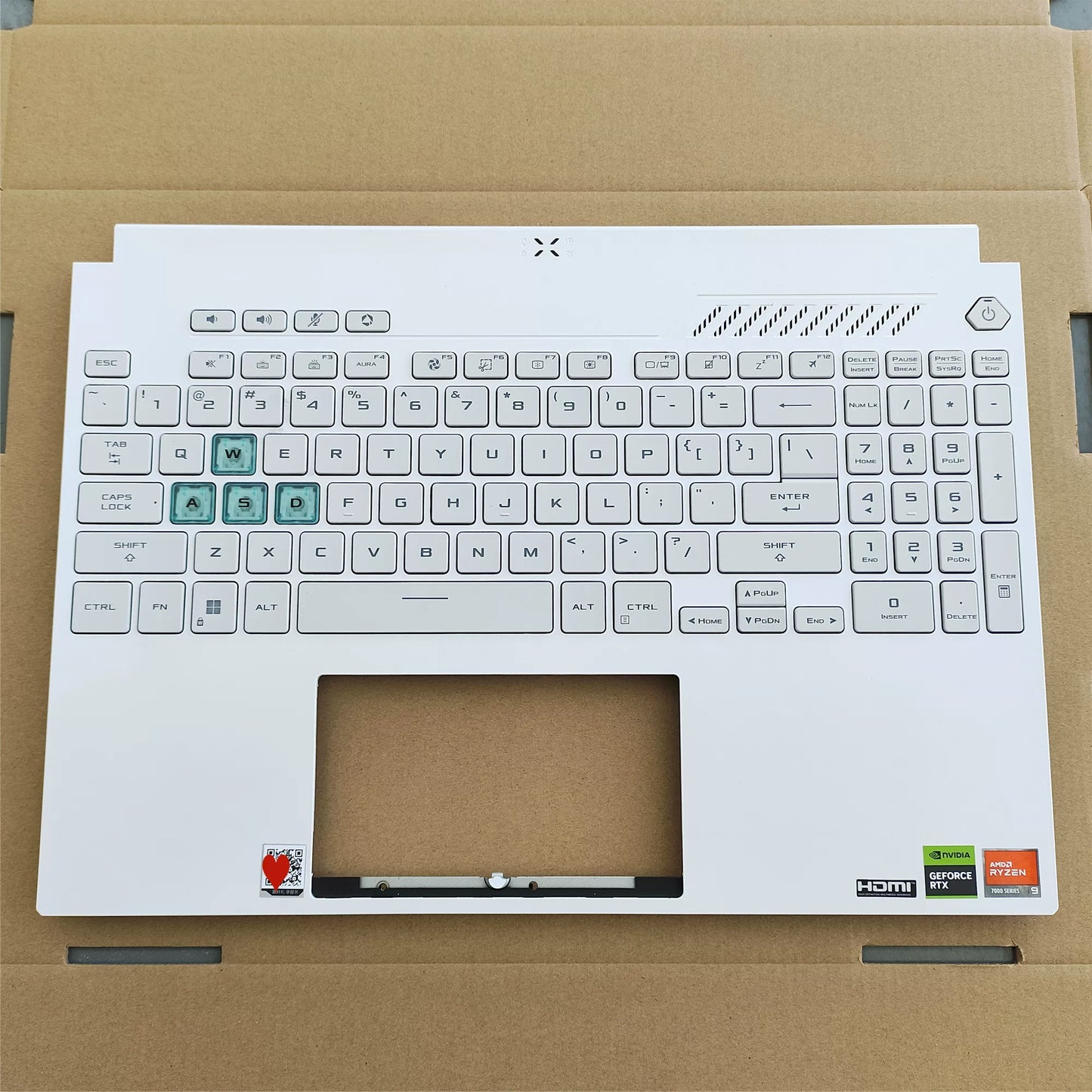 Upper case keyboard for ASUS  TUF 5Pro TUF Gaming F16 FX607 FA607 FX607j C shell topcase palmrest keyboard