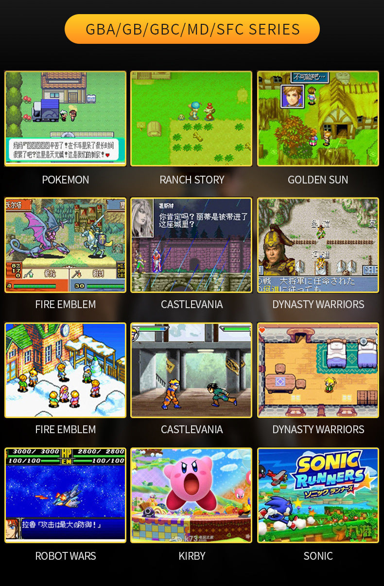 4.3" inch HD X6 15000 games Handheld Game Player console Nostalgic and retro handheld, arcade, and PSP game consoles