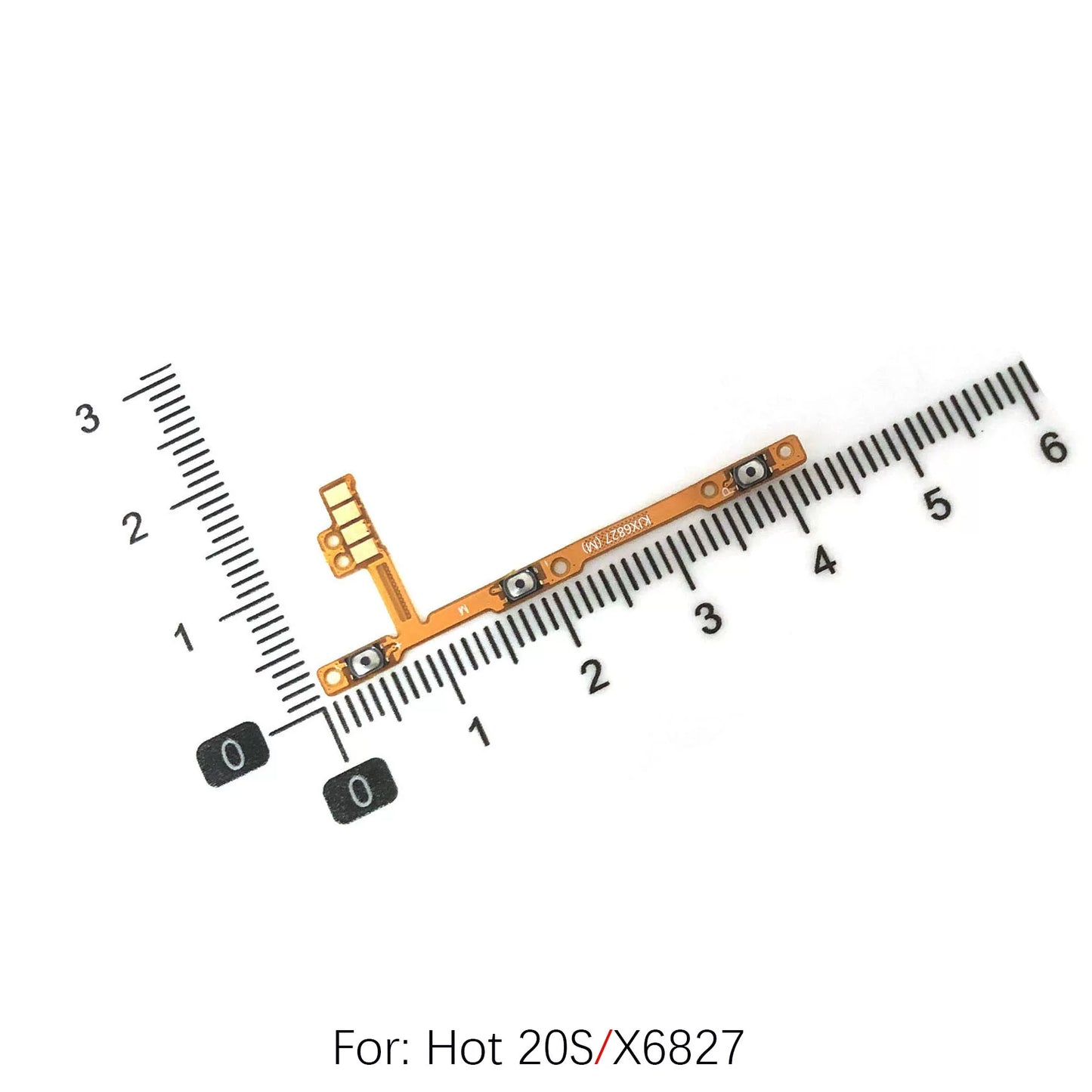 Tecno Infinix Hot20 20Play Hot30 S3X Power cable Switch on volume of ribbon flex cable X666B