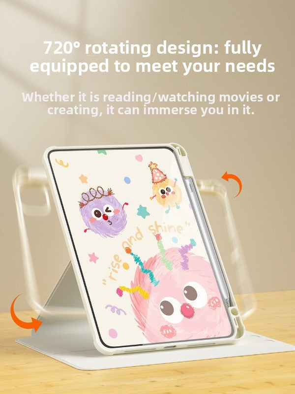 QBOSS For Huawei matepad115s protective case 2024 new air flat case 10.4 inch matepadSE with pen slot 2023 For Honor 11.5s anti-drop x8pro briquettes Tablet Accessories